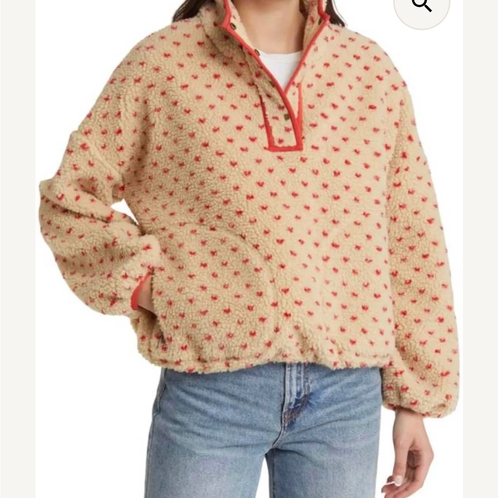 The Great heart quarter zip coat